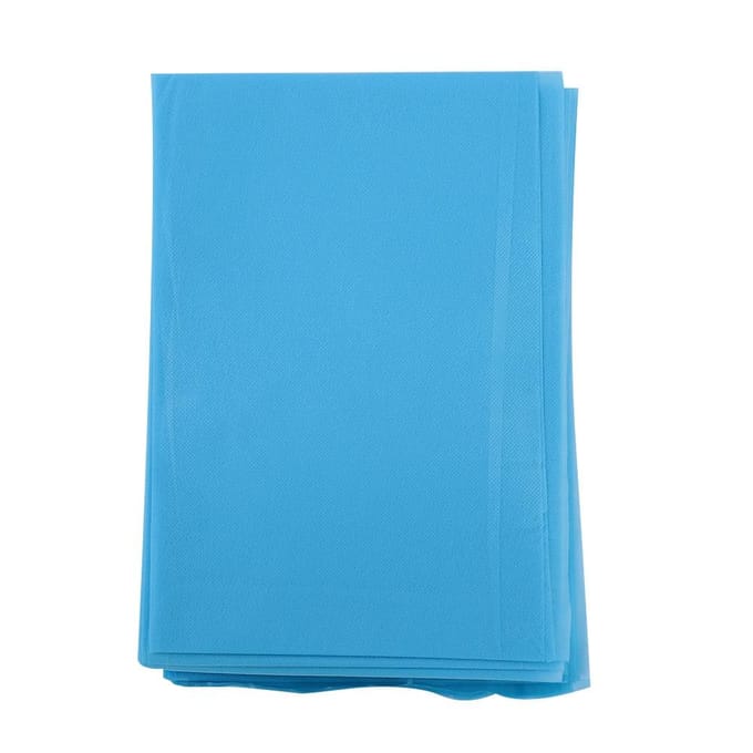 Drap de lit jetable imperméable et résistant à l'huile pour salon, spa, tatouage, table de massage, hôtels (Bleu) blue