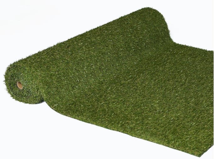 kunstgras- grastapijt - kunstgras voor buiten - grasmat - 2 x 1 mtr - 15 mm