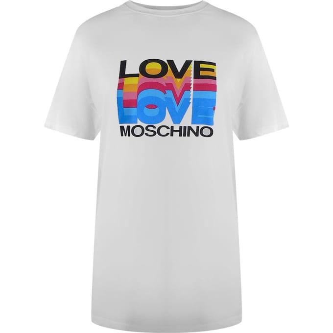 Love Moschino Dames/Dames Love Logo T-Shirt (Wit)