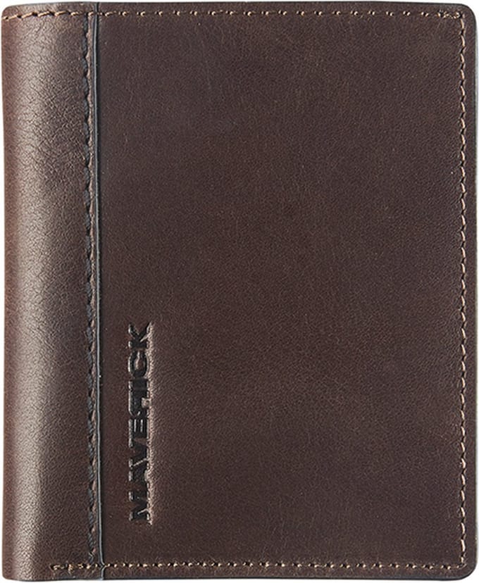 Leren Billfold compacte portemonnee RFID