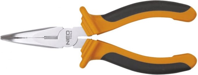 NEO Serie - Gebogen Långtång - 200 mm - Ergonomische Handgreep