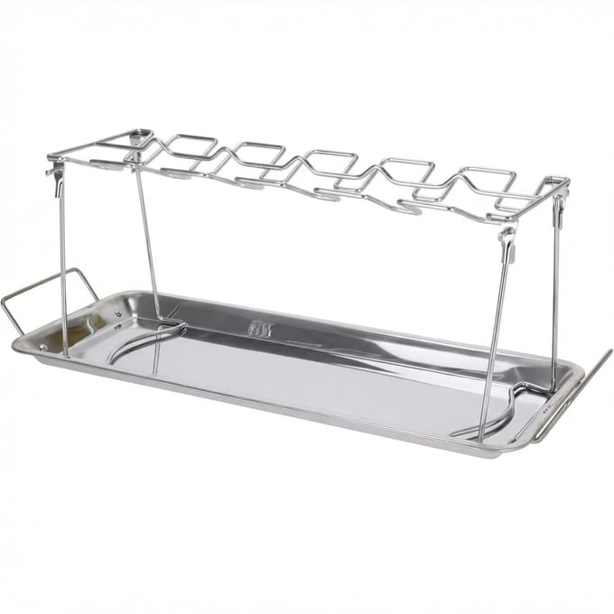 Dailygoods- Kippenvleugelhouder voor 12 stuks - Inklapbaar Frame