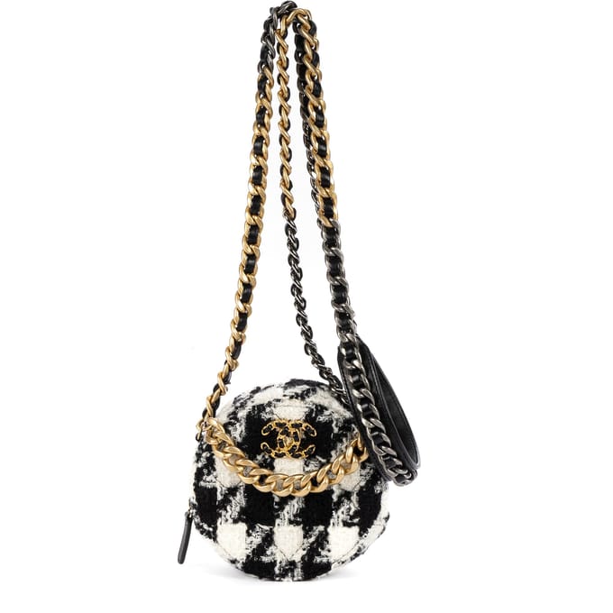 19 Round Clutch Chain Crossbody   Schoudertas