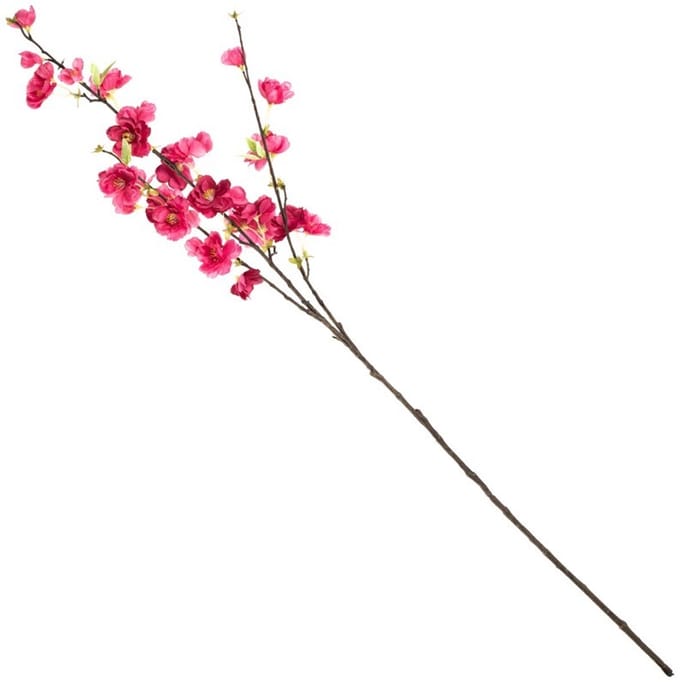 Kunsttak kersenbloesem 115cm fuchsia