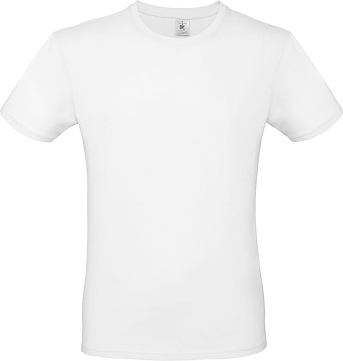 Classic E150 T-shirt B&C Collectie Wit Maat M