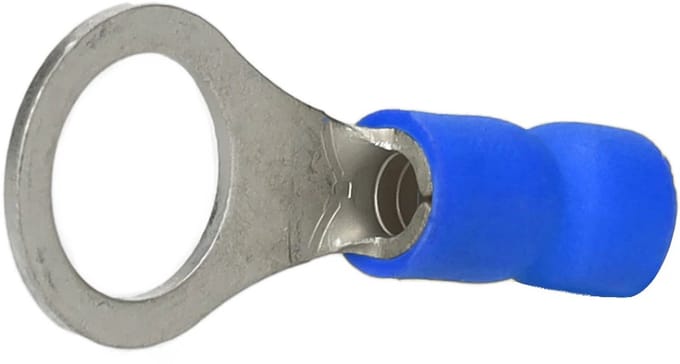 Cimco geïsoleerde ringkabelschoen vertind 16mm² M10 - blauw per 50 stuks (180086)