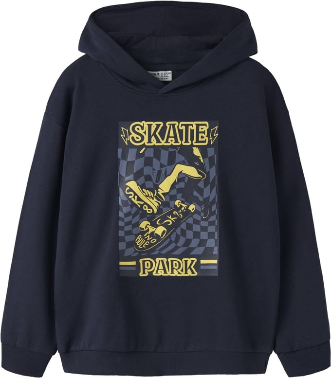 NAME IT - NKMVELTEN LS RLX SWEAT WH UNB - Jongens - Sweaters