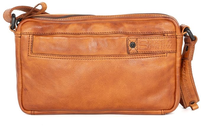 Leren Crossbodytas - Hubbert - Brandy Cognac