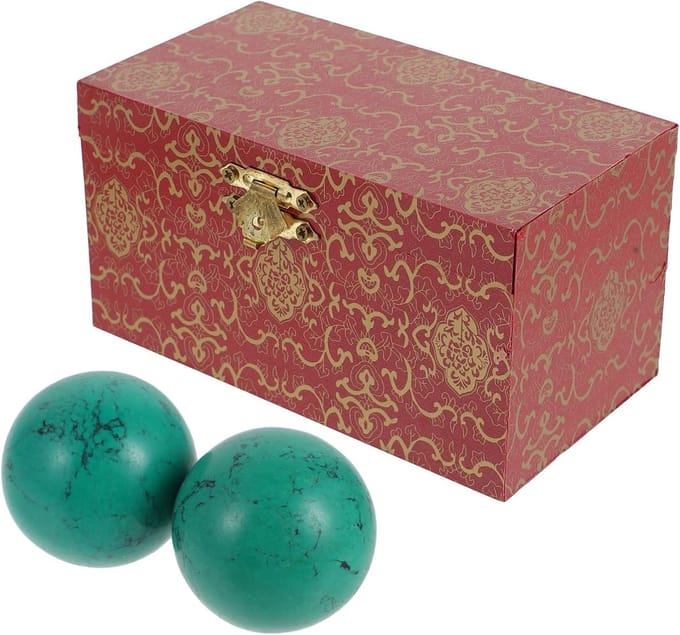 Set van 2 Baoding Balls - 2,36 Inch Chinese Massageballen voor Handtherapie en Ontspanning