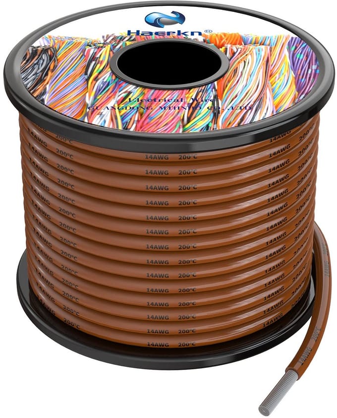 10 Meter Witte Siliconen Elektrische Draadkabel 12 AWG 3,3 mm² Hoge Temperatuur Flexibel