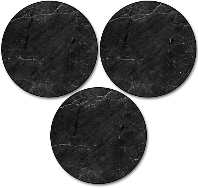 Papillon Pannenonderzetter - 3 stuks - Ø22cm - Marmer