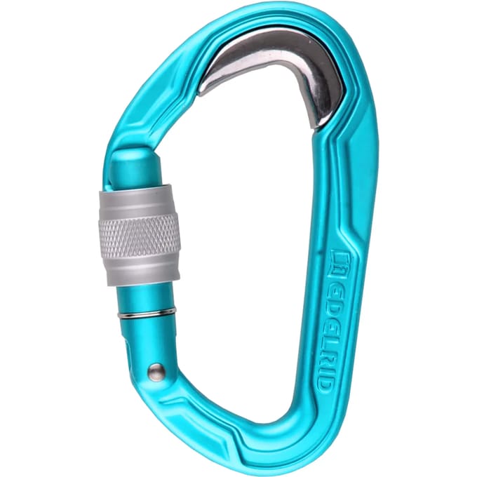 Edelrid Bulletproof Screw Karabijnhaak Blauw
