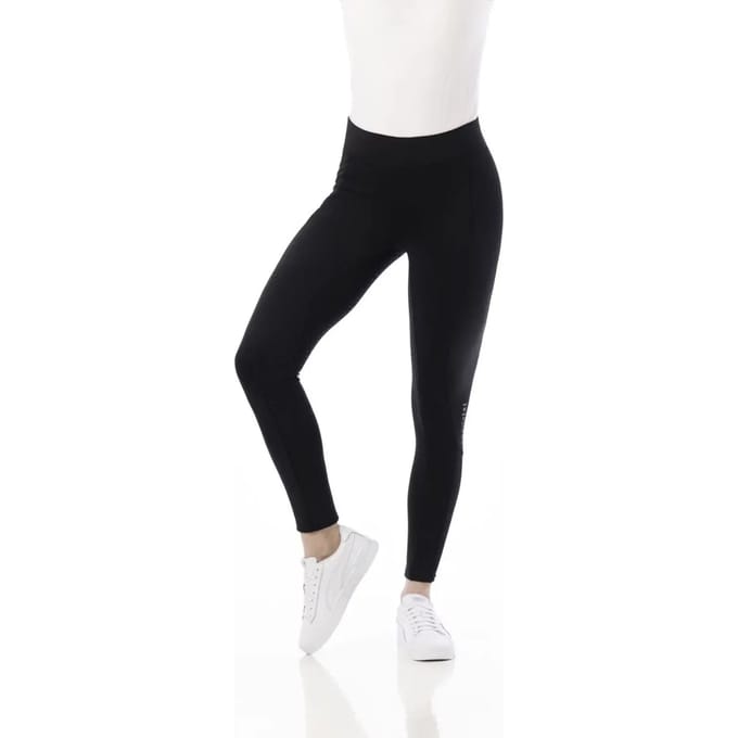 EQUITHEME PULL-ON RIJLEGGING BRIGITTE FULLGRIP Zwart