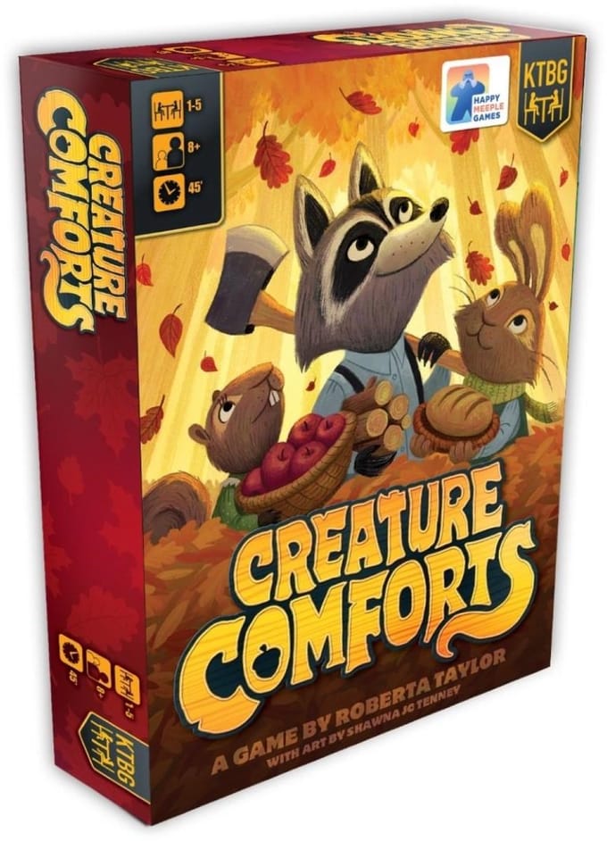 Happy Meeple Creature Comforts - Bordspel voor 1-5 spelers - 8+ jaar