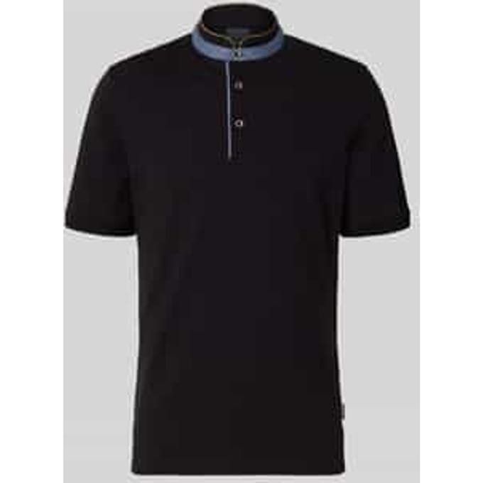 Bugatti Herren Polo Modern Fit van puur katoen