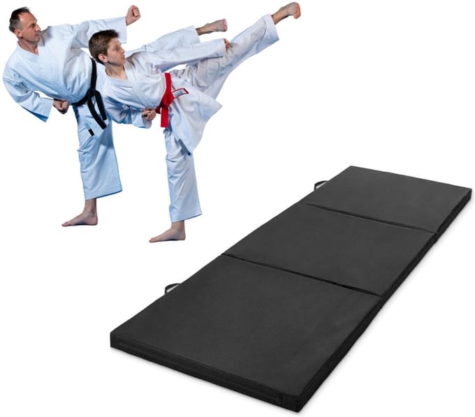 CRLYN® Turnmat Kinderen - Airtrack - Zwart