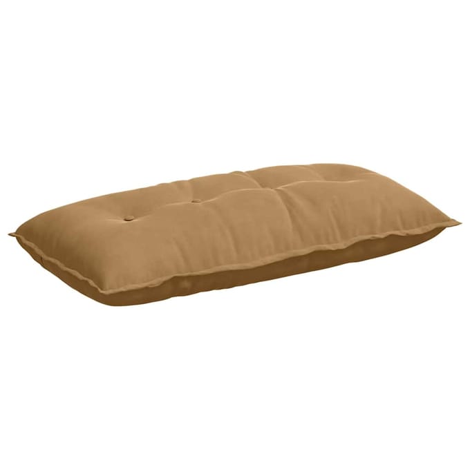 vidaXL - Rugkussen - Bruin - 100 - x - 50 - x - 19 - cm - Corduroy - stof