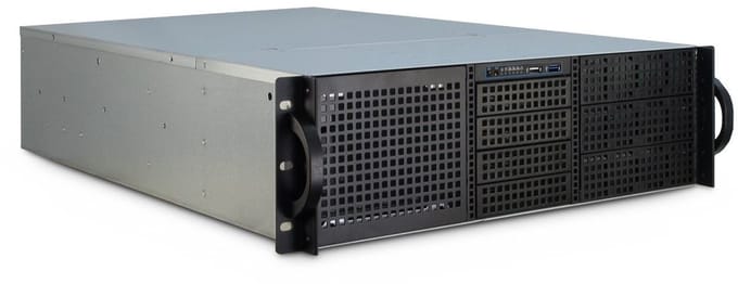 Inter-Tech IPC 3U-30255 - Case - Server (Rack) - Zwart