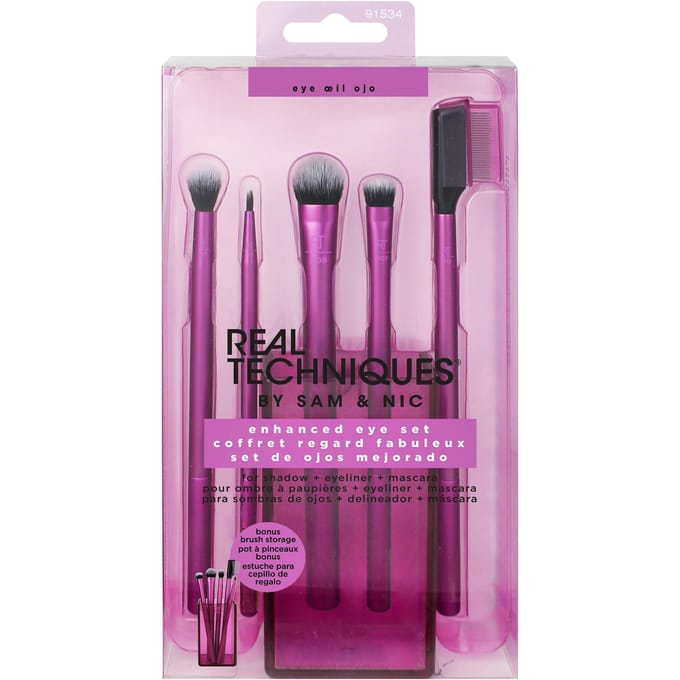 Real Techniques Enhanced Eye Brush Set 6 st