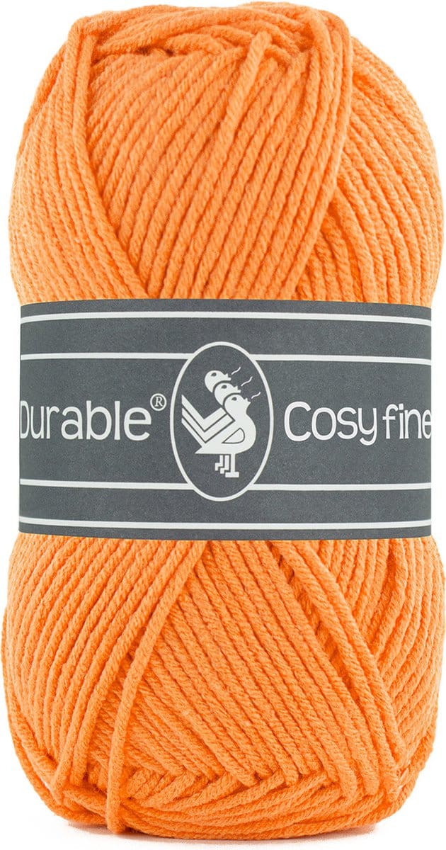 Durable Cosy Fine - 2197 mandarin - Katoen/Acryl Garen