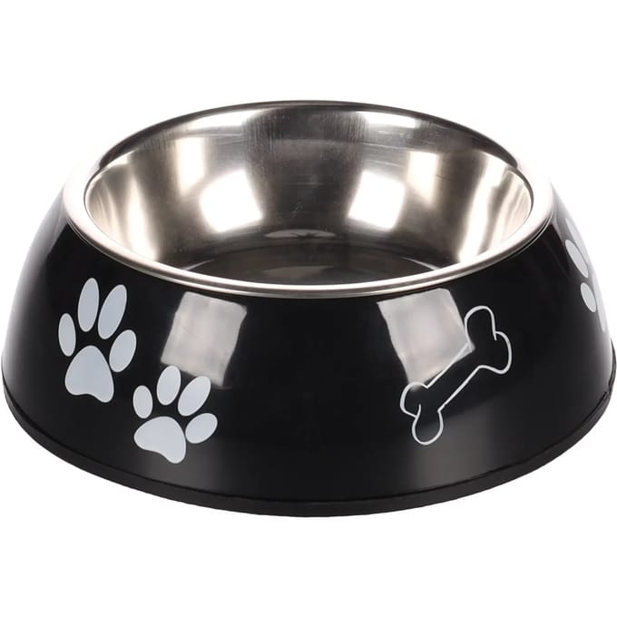 Ronde voer- en waterbak voor honden Flamingo Divar