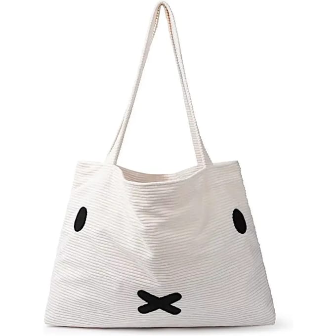 Miffy Shopping Bag Corduroy Cream - 60 cm - 24''