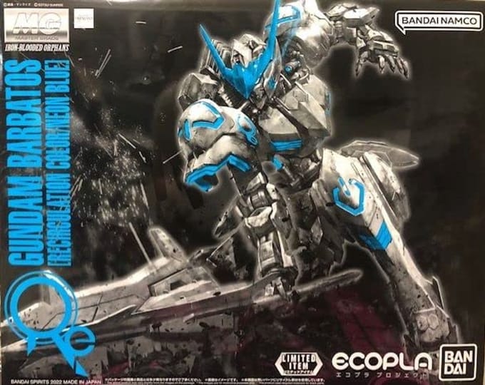 Model Bouwpakket - Robot Figuur - Hobby Modelbouw - Speciale Kleuren - 1/100 Schaal - Neon Blauw