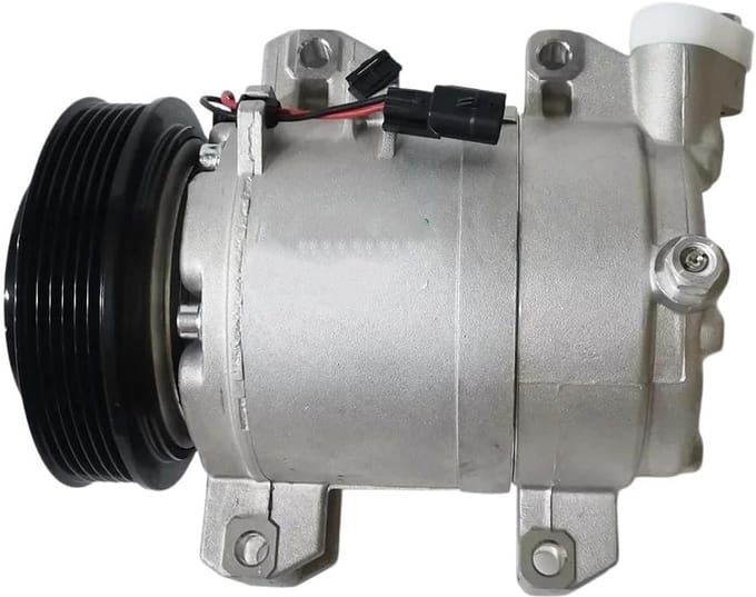 Auto Airco Compressor - Koelsysteem Onderdeel - Comfortabele Rit - Stille Werking - 2.5L Motor - One Color