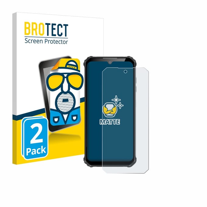 BROTECT - Screenprotector voor Oukitel WP22 - Folie Beschermfolie matte 2 Stuks