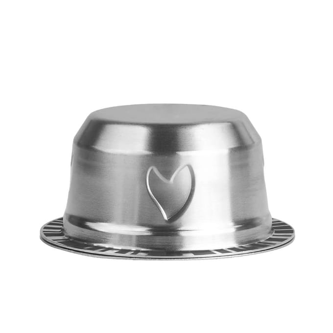 Capsules de café rechargeables en acier inoxydable, ensemble de filtres réutilisables, compatibles avec argenté