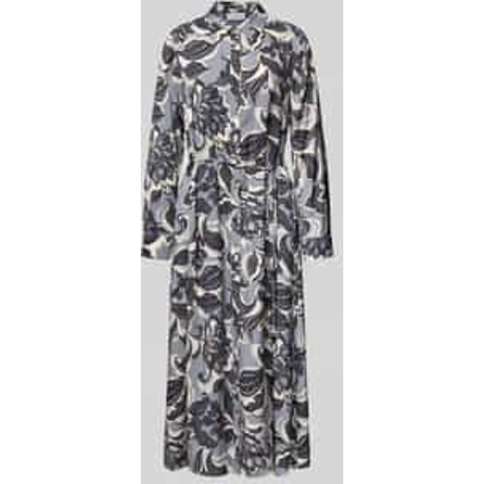 Dames Hemdress met knoopsluiting en verstelbare breedte COMMA