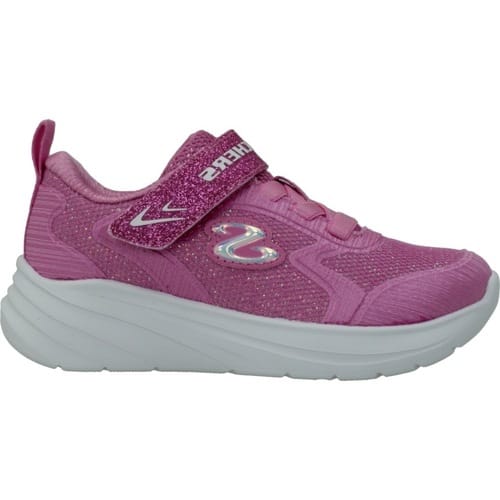 Skechers Wave 92 meisjes sneakers met glitters roze - Maat 22