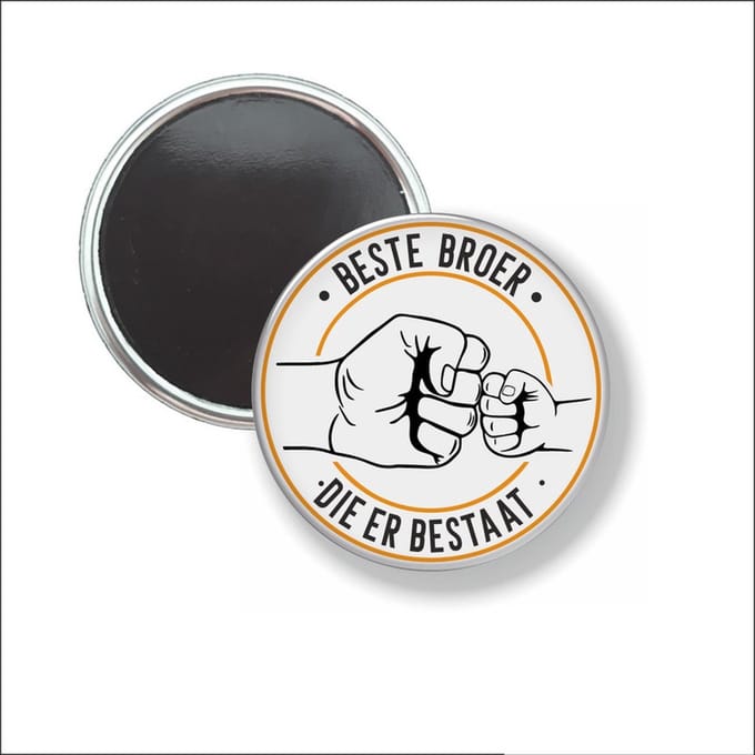 Button Met Magneet 58 MM - Beste Broer - NIET VOOR KLEDING