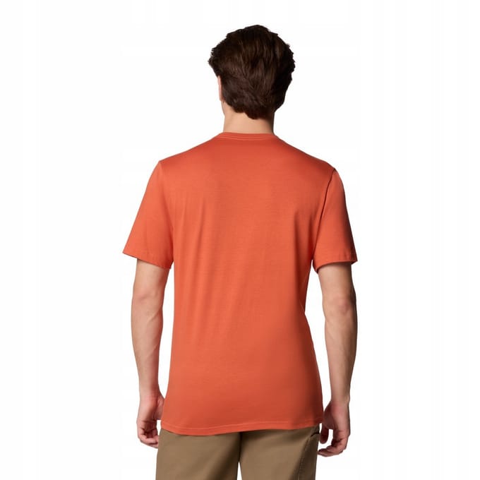 Columbia Heren Basis Logo T-Shirt (Oranje)