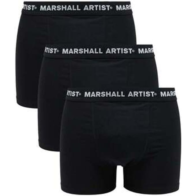Boxers Marshall Artist 3 Pack Boxer Shorts Black