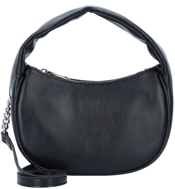 SEIDENFELT MANUFAKTUR Handtas Schoudertas Handbag Black Zwart