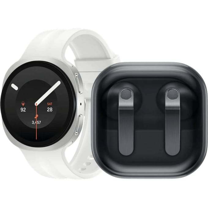Samsung Galaxy Watch 9 5G Wit 40mm + Samsung Galaxy Buds4 Zwart