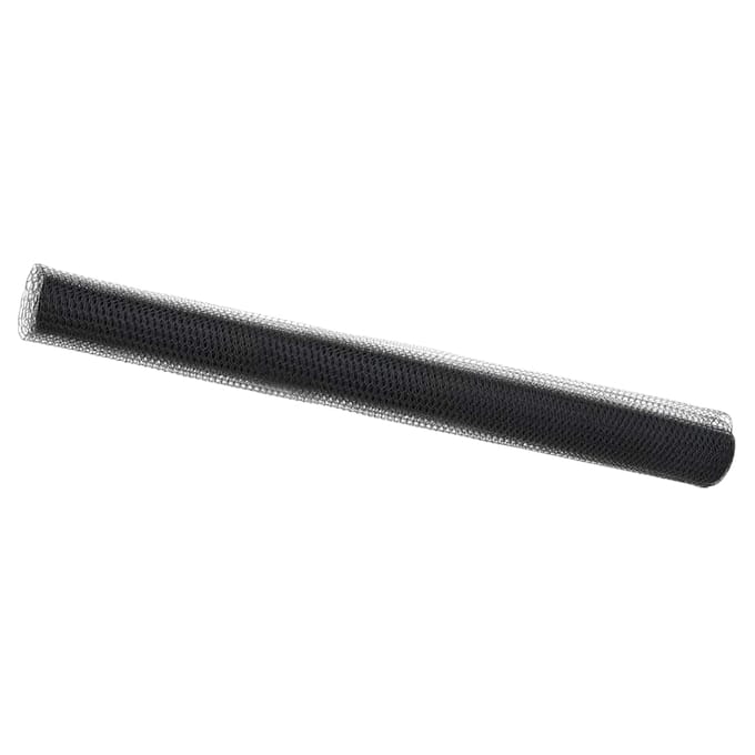 vidaXL - Hexagon - Hek - 1,6 - x - 25 - m - PVC - Grijs