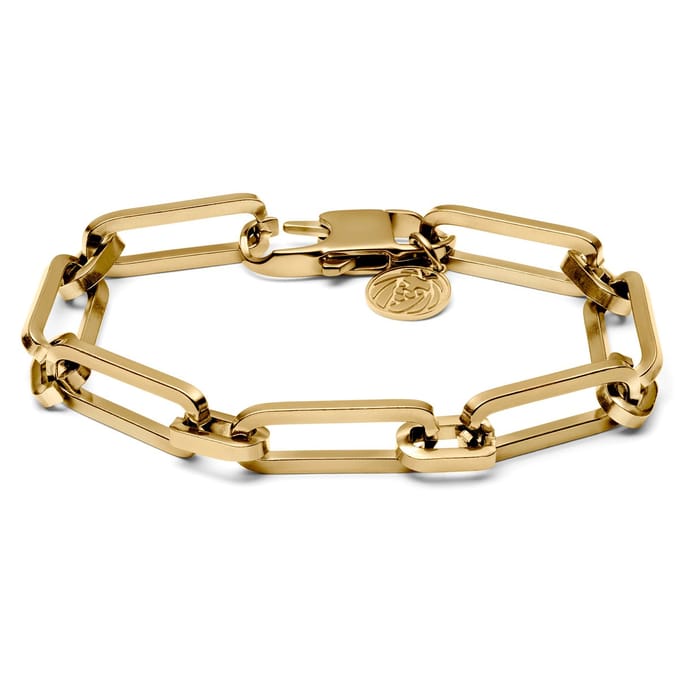 Cedric Amager Goudkleurige Kabelarmband