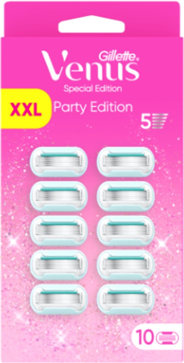 Gillette Venus Deluxe Party Edition - 10 Navulscheermesjes