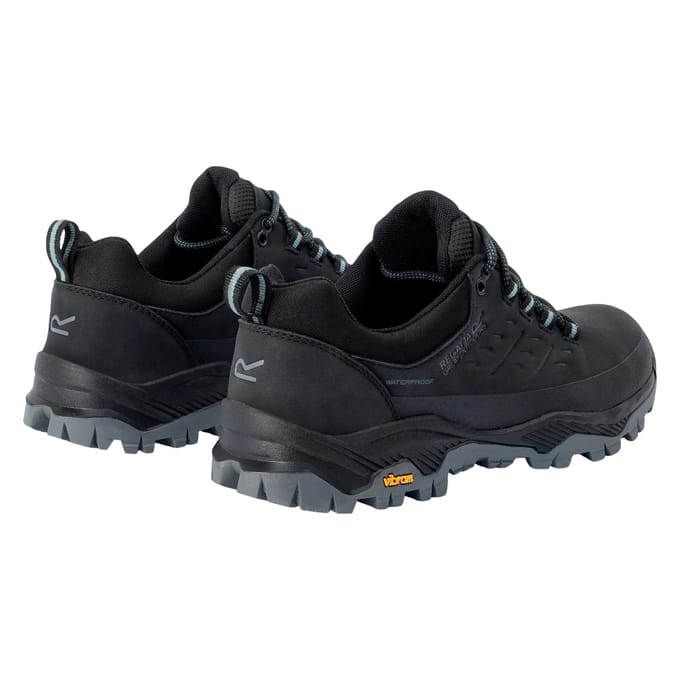 Regatta Dames/Dames Blake Laag Loopschoenen (Zwart/Groen Haze)