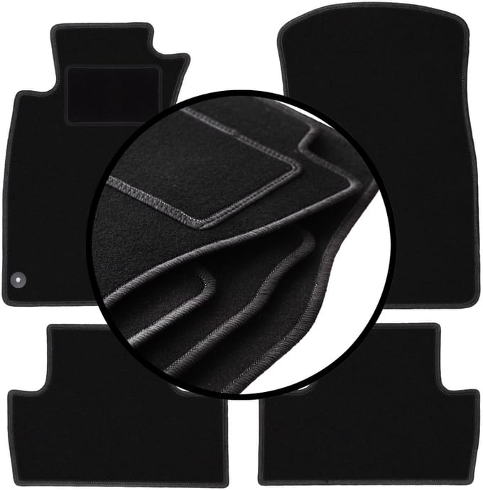 Complete set veloursmatten voor: Lexus IS II 4WD sedan (2005-2013)