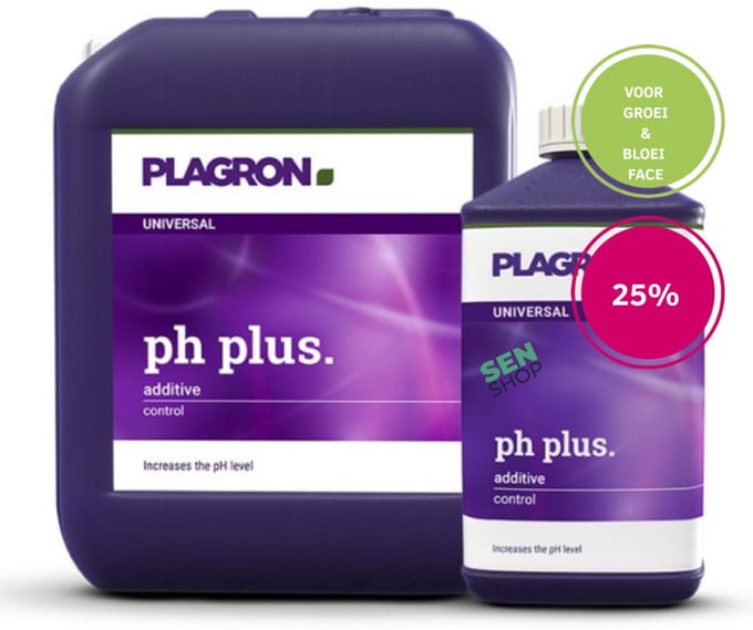 PH+ 1L, PH PLUS 1L, PH VERHOGEN, PH+ 25% 1L, PLAGRON PH+, PLAGRON PH PLUS 1L, PLAGRON, PH REGELEN VAN VOEDINGS WATER