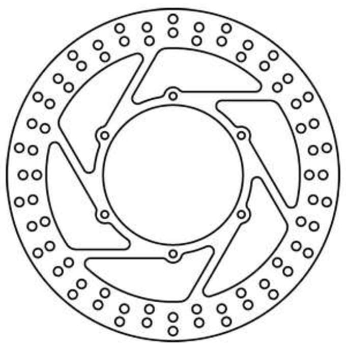 Remschijf TRW MST310, 1 Stuk