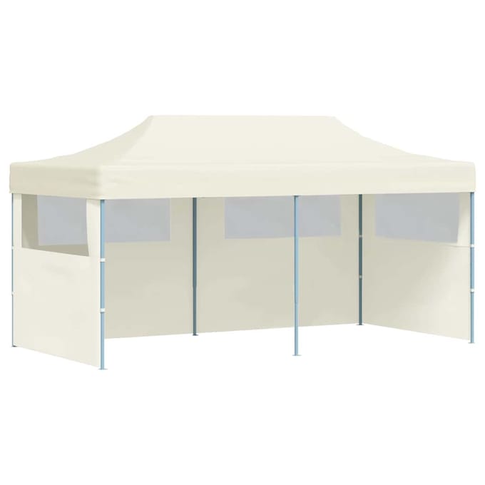 vidaXL - Partytent - pop-up - inklapbaar - 3x6 - m - crème