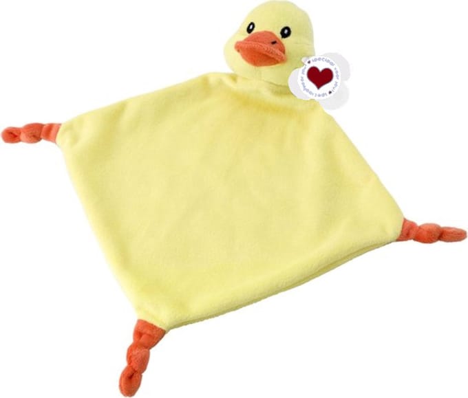 Knuffeldoekje Geel Eendje - Pluche Tutdoekje