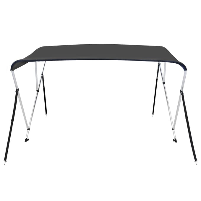 vidaXL - Biminitop - 3-boogs - 183x180x137 - cm - antracietkleurig