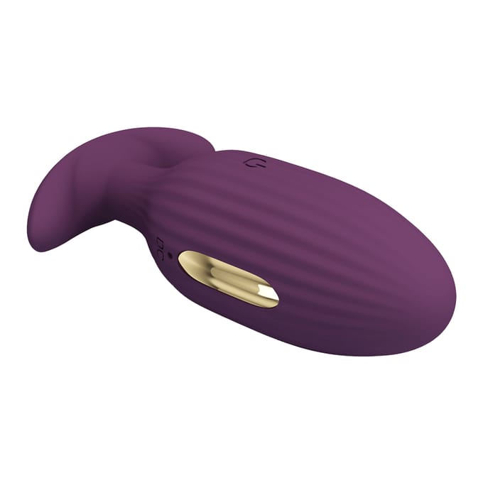 Pretty Love - Jefferson - Vibrerende E-stim Buttplug - Met App Control - Electroshock - Paars
