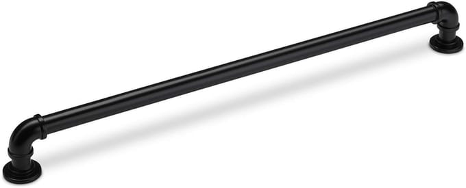 Meubelgreep TUBEOS Boorgatafstand 320 mm Zwart Beugelhandgreep van SOTECH