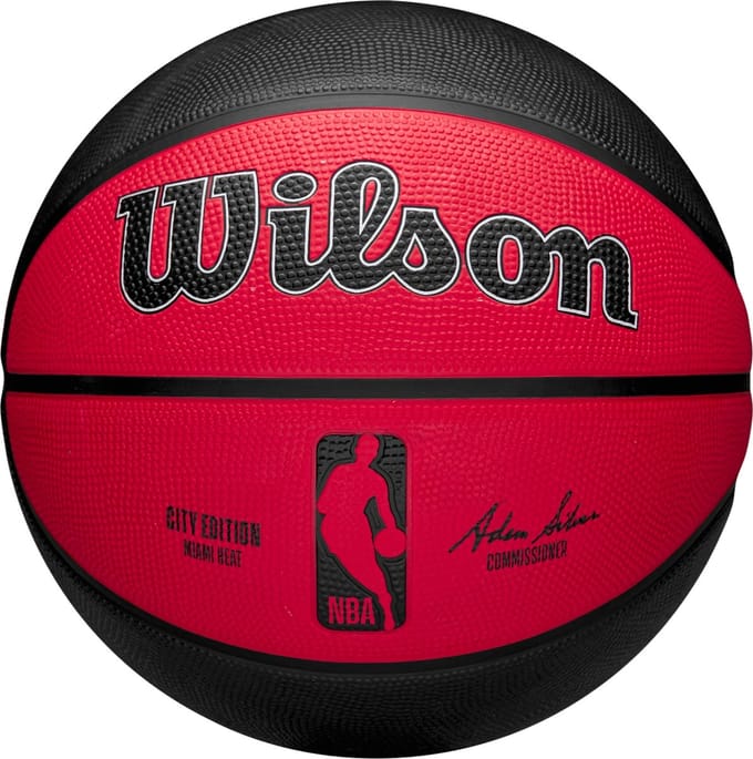 Wilson NBA Miami Heat Team City Edition basketbal maat 7